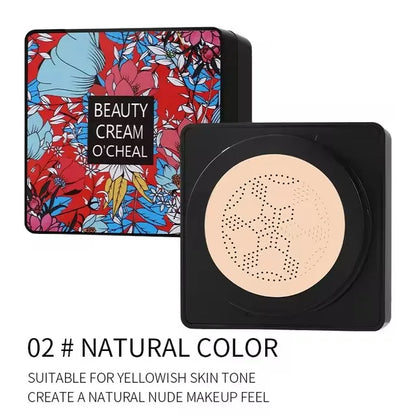 Mushroom Head Air Cushion CC Cream Foundation Concealer Oil-control BB Cream Whitening Face Base Makeup Cosmetics Moisturizing
