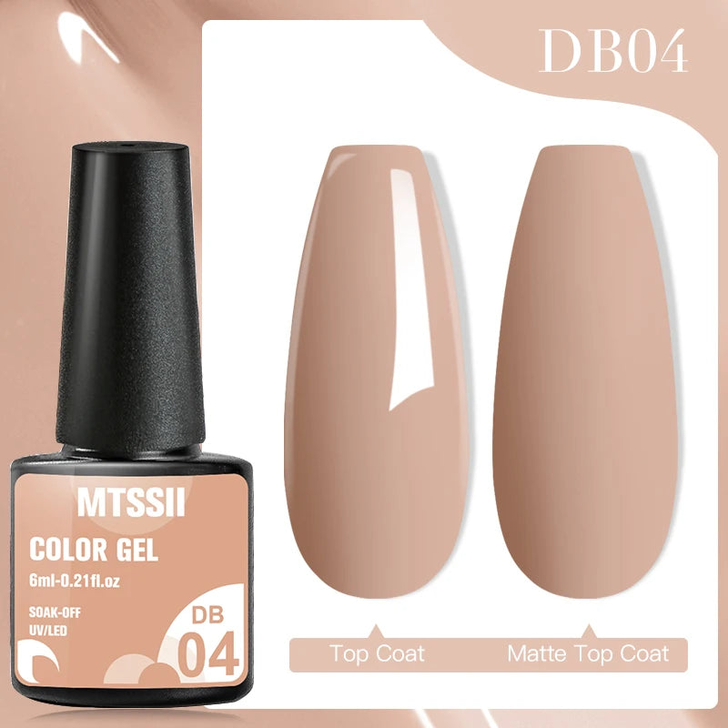 7ML Jelly Gel Nail Polish Black Crystal Translucent Dull Color Nail Art Gel Semi Permanent Varnish Soak Off UV LED Gel Polish