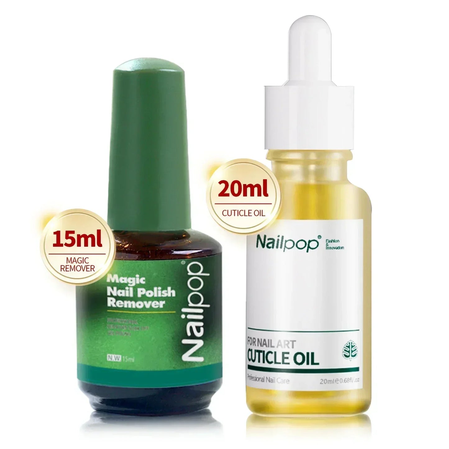 Nailpop Pro Soft Nail Tips Gel Glue 20g Adhesive Fake Nails Long Lasting Soak Off UV Gel Nail Polish Manicure Products for Nails