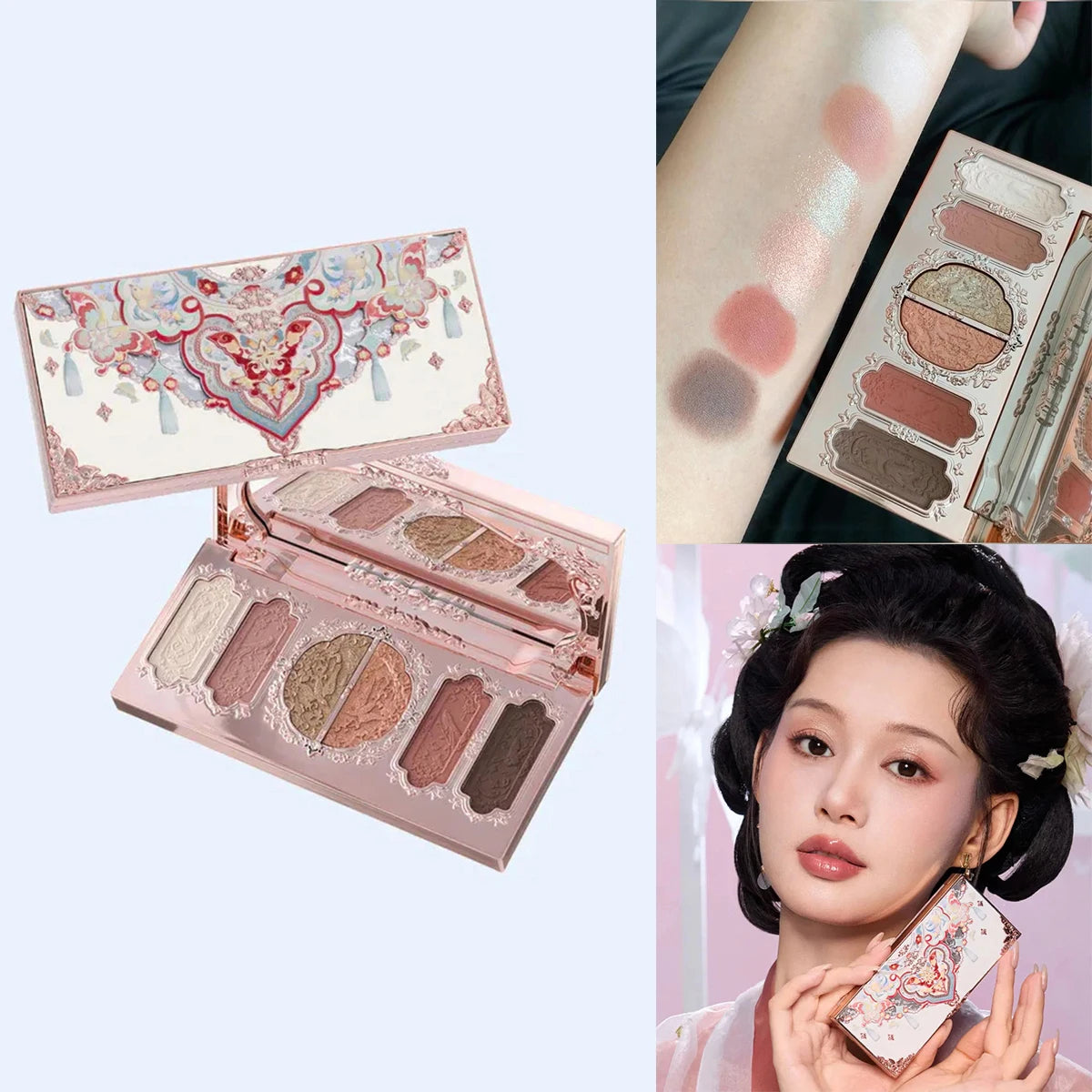 Flower Knows 2026 Bunny Garden Makeup Palette Cute Rabbit Themed Eyeshadow Blush Highlight All In One Cosmetic Collection