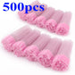 500/1000pcs Disposable Mascara Wands Eyelash Brush Spoolies for Eyebrow Eye Lash Extension Colorful Wholesale Beauty Tools