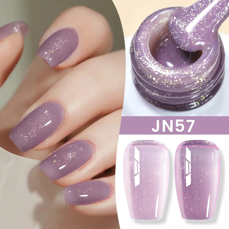 BORN PRETTY 10ml Flow Light White Cat Magnetic Gel Nail Polish Ultra Shine Soak Off UV Gel Mirror Glass Bead Gel Nail Art