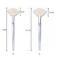 Facial Cleanser Brush Soft Face Massage Fan Wash Brush Pore Cleanning Exfoliating Beauty Face Mask Brush Portable Skin Care Tool