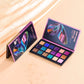 Butterfly 18 Color Eyeshadow Palette, Natural Matte Shimmer Metallic Satin Finish Eyeshadow, Charming Nude Makeup  Tray
