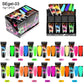 12pcs/set Extension Gel Nail Art Semi Permanent Acrylic Glitter Fluorescent Nude Colorful Fast Building Hybrid Varnish UV Nails