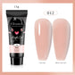 15ml Solid Extension Gel Nail Build Poly Nail Acrylic Gel Crystal Naked Color UV LED Polish Gel For Extend Nail Quick Extension