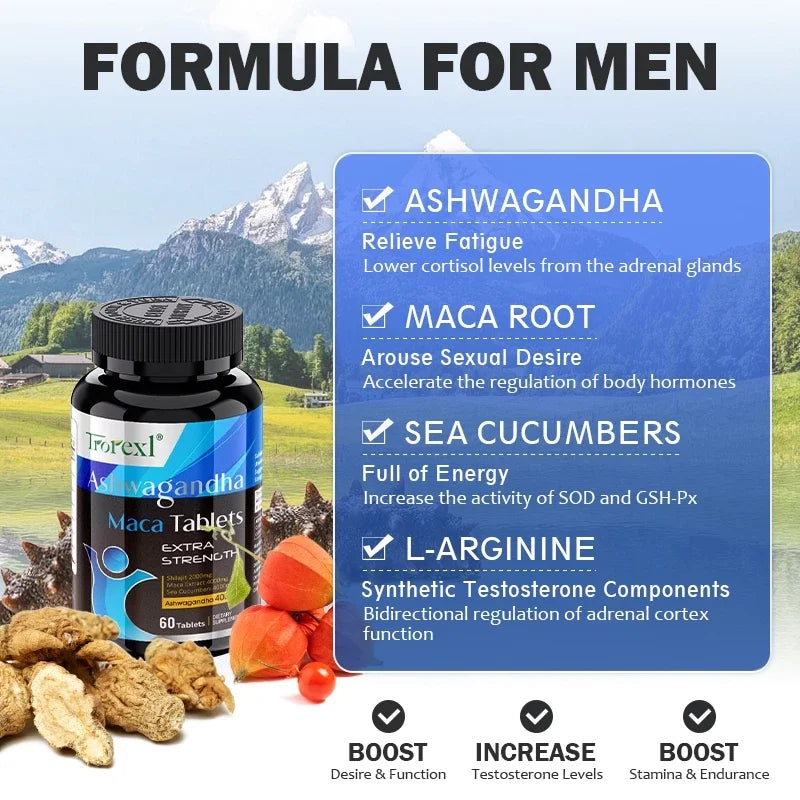 Get safe, effective Solution from Ashwagandha Male Supplement Unshakeable Duration