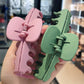 2025 Korean Solid Big Hair Claws Elegant Frosted Acrylic Hair Clips Hairpins Barrette Headwear for Women Girls Hair Accessories