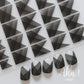 Rose Flower Nail Stickers White Black Silk Ribbon Nail Decal Slider for DIY Nail Decoration 3D Aha Series Manicure Accessories