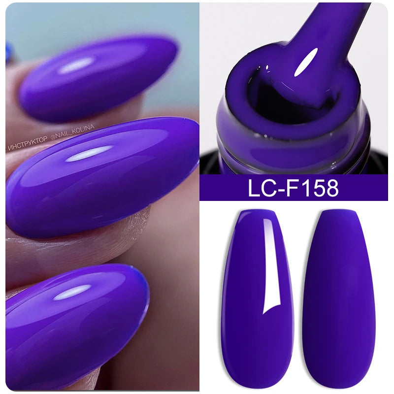 LILYCUTE 7ML Auroras Thermal Gel Nail Polish Nude Dark Purple Glitter Gradient Temperature Color Changing Nail Art Gel Varnishes