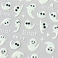 Halloween Nail Stickers - 3D Glow in Dark Cute Ghost Design Luminous Self Adhesive Nail Decals for Halloween