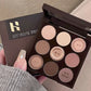 2024 New Nine-Color Sweater Knit Button Eyeshadow Tray Pearl Matte Low Saturation Deep Oat Earth Color
