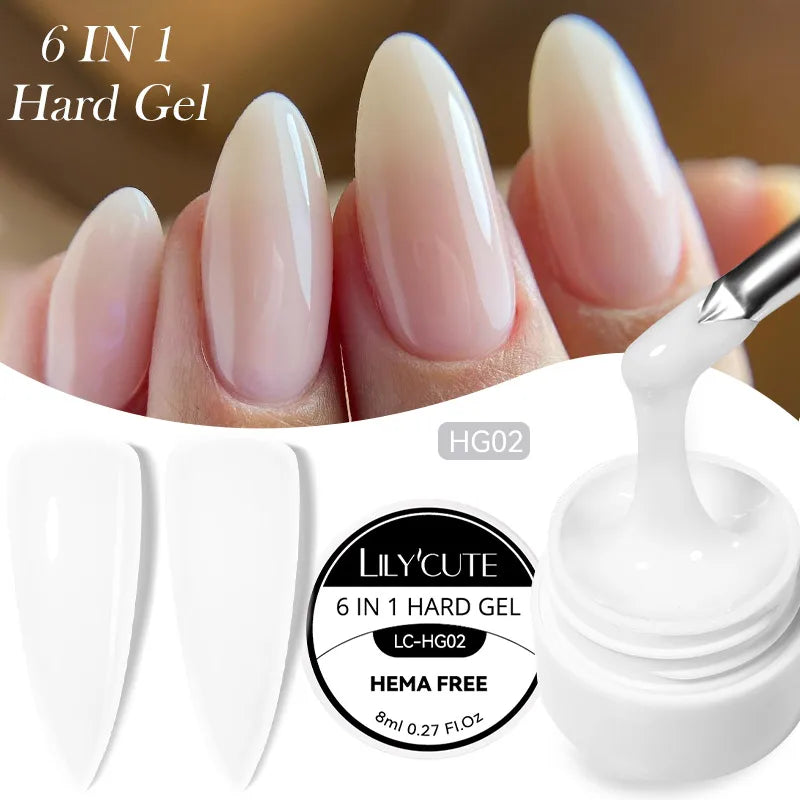 LILYCUTE Black White Spider Drawing Gel Nail Polish DIY Painting Outline Soak Off UV Gel Varnishes Wire Liner Nail Art Supplies
