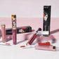 1pcs Matte Lip Gloss - Long-Lasting, Waterproof, Non-Fading, for All Skin Types - Vibrant Red Shades with Floral & Skull Designs