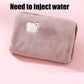 Soft Plush Electric Hot Water Bottle Charging with EU/US/AU Plug for Winter Warmth and Pain Relief Winter Women's Gifts