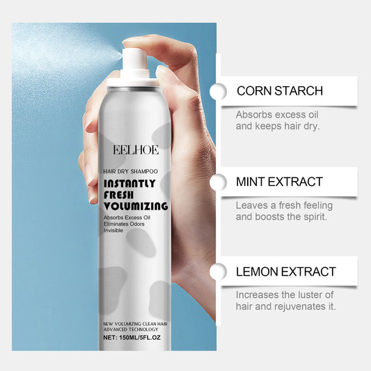 Dry Hair Shampoo Spray Instantly Fresh Volumizing Hair Dry Shampoo Volumizing Oil Contro No-Wash Hair Fluffy Spray Hair Care