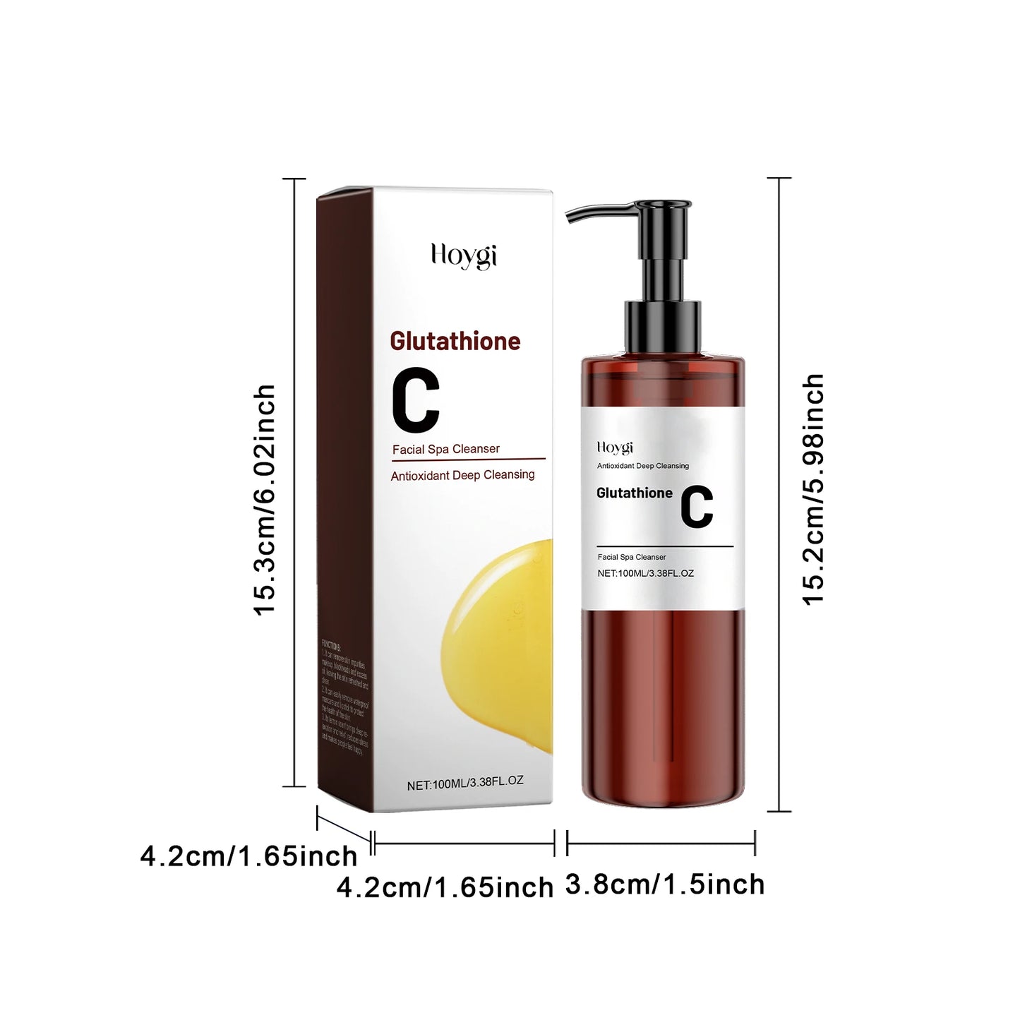 Vitamin C Cleansing Oil Makeup Remover Oil Deep Cleansing Pore Dirt Remove Blackhead Non-greasy Smooth Refreshing Cleansing Oil