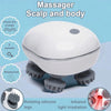 Head Massager with Adjustable Speed for Scalp Massage Red Light for Hair Care Soft Silicone for Deep Kneading of the Head