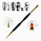 LILYCUTE Black White Spider Drawing Gel Nail Polish DIY Painting Outline Soak Off UV Gel Varnishes Wire Liner Nail Art Supplies