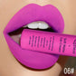 QIBEST Matte Liquid Lipstick Waterproof Lasting Velvet Lip Gloss Tint Tube Nude Pigment Red Black Purple Orange Lipsticks Makeup