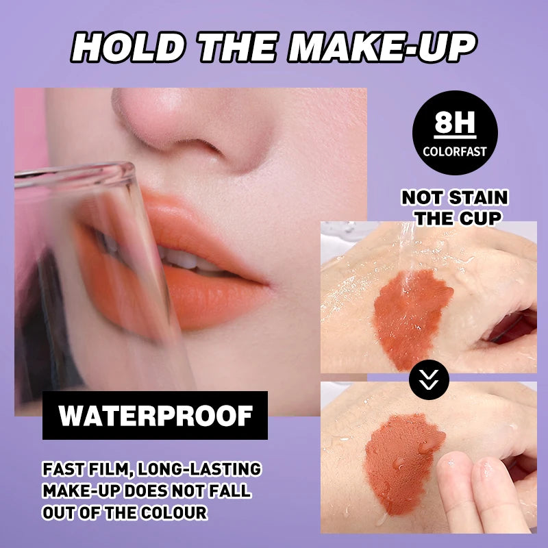6-pack lip gloss set, velvet matte, smooth application, rich colors, Halloween lip gloss set