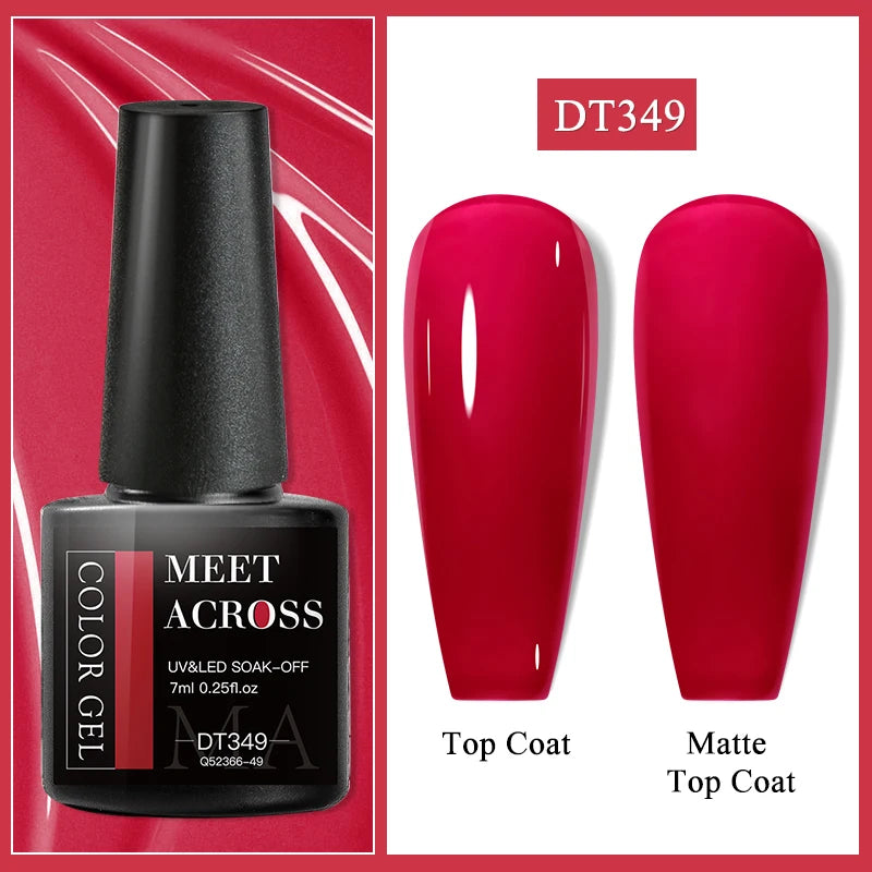 7ml Red Series Cat Magnetic Gel Nail Polish Sparkle Glitter Semi Permanent Nail Art UV Gel Varnish Manicure For Valentines Nails