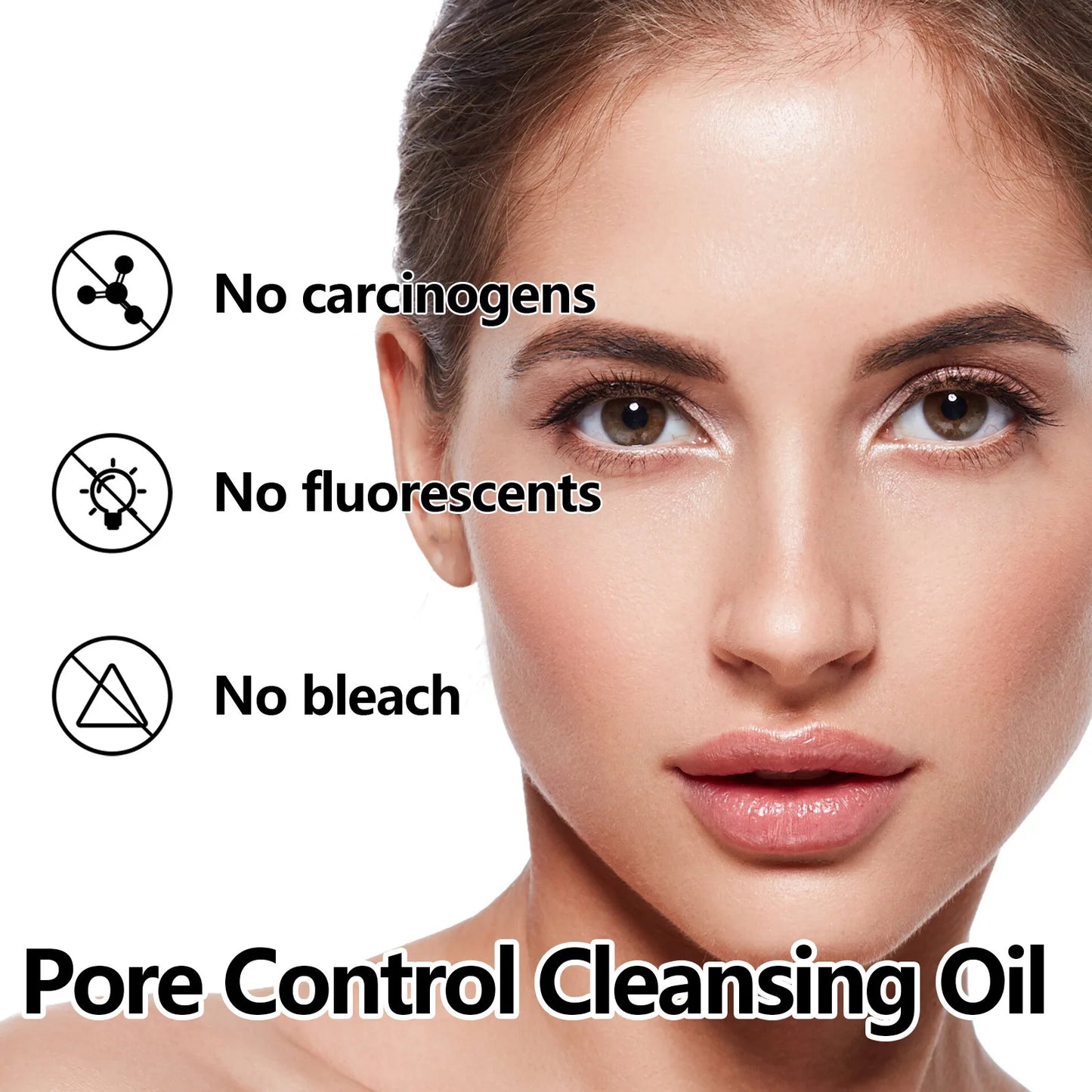 Makeup Removal Oil Purifying Pores Shrinking Deeply Cleansing Soothing Skin Gentle Refreshing Moisturizing Facial Cleanser Oil