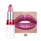 Metallic Lipstick Blue Purple Chameleon Lipstick Glitter Diamond Shimmer Color Changing Lip Gloss Pearl Shine Charming Makeup