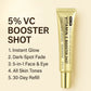 Vitamin C Booster Serum,Brightens Skin Tone, Vitamin C Shot Serum with Glutathione, Niacinamide and Vitamin E for Glow Skin,30g