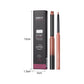 QIBEST 12 Colors Lip Makeup Nude Lipstick Pencil Waterproof Long Lasting Sexy Red Lip Stick Matte Lip Liner Pen Lipstick