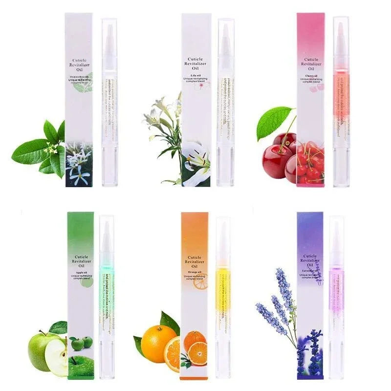 5ml Nail Nutritional Oil Pen 9 Scent Nail Care Cuticle Regeneration Oil Preventive Nail Nail Polish Nourishing Skin Pen