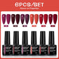 Color Block Series | Glossy Nails 0.24 oz Trendy Candy Foam Gel Semi-Permanent Nail Art Drip LED Nail Salon DIY Nail Art Gel Sea