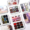 1pc Solid gel patting nail art painting glue Maillard green brown nail polish adhesive nail art creation Halloween Christmas