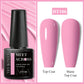 MEET ACROSS 7ml Black White Red Gel Nail Polish Glitter Semi Permanent Nail Supplies Gel Vernis for All-Season Nails Design