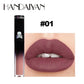 Matte Black Liquid Lipstick Waterproof Long Lasting Lip Gloss Tint Sexy Red Brown Metallic Lipstick Halloween Makeup Cosmetics