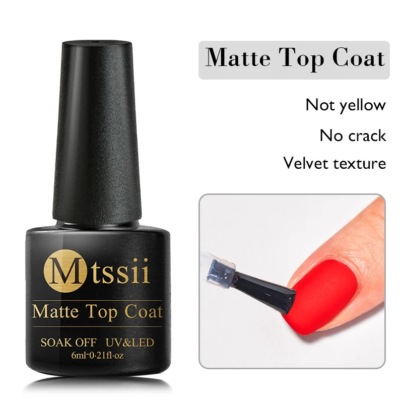 7ML Jelly Gel Nail Polish Black Crystal Translucent Dull Color Nail Art Gel Semi Permanent Varnish Soak Off UV LED Gel Polish