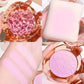 HISYI cute, pop, gradient blush, matte, delicate, daily nude makeup, brightens the color, naturally whitens students