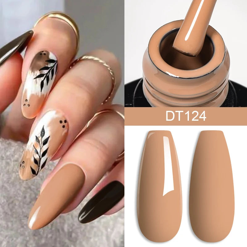 MEET ACROSS 7ml Eggshell Thermal Gel Nail Polish Temperature Changing Gradient Nail Art Varnish Winter Soak Off Gel For Nails