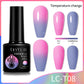 LILYCUTE 7ML Auroras Glitter Thermal Gel Nail Polish Temperature Color Changing Semi Permanent Soak Off Nail Art UV Gel Varnish