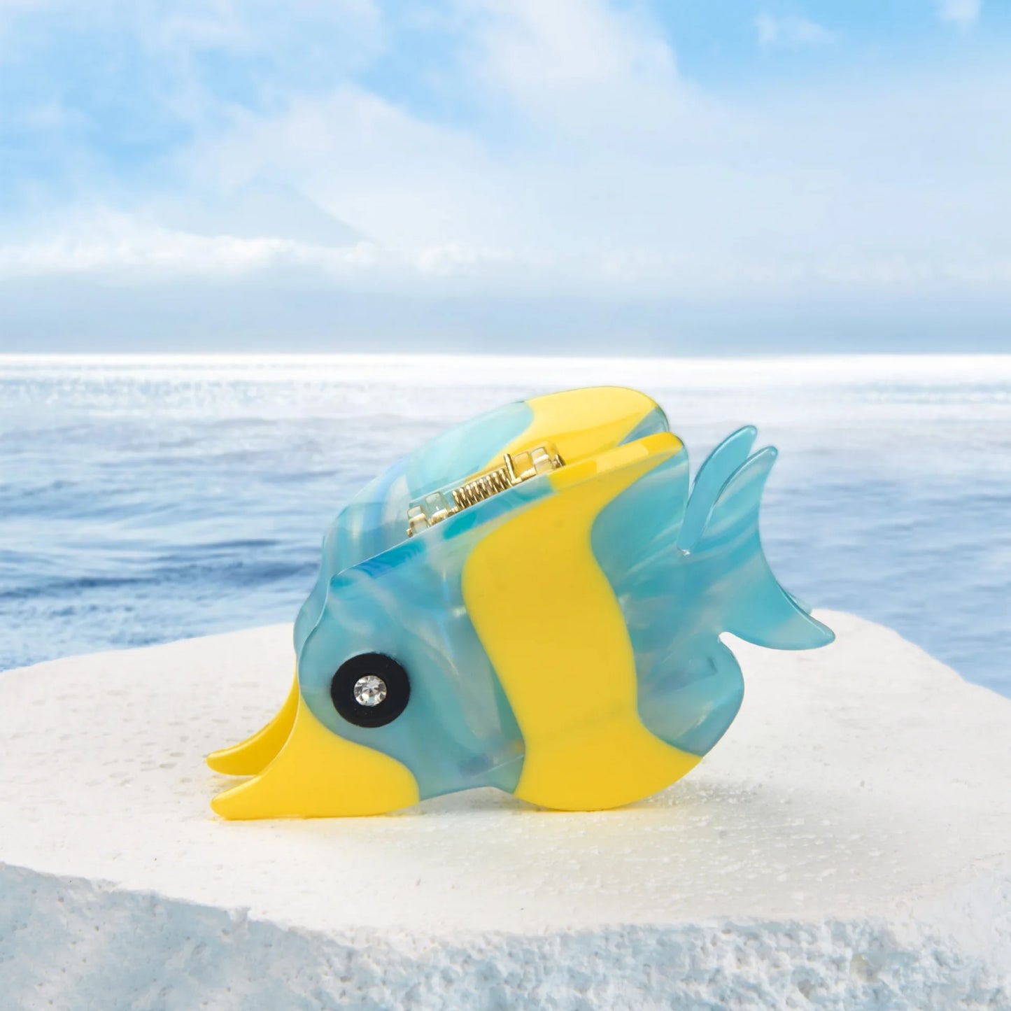 Big Collection Ocean Beach Series Hair Claw Hippocampus Jellyfish Dolphin Acetate Hair Claw Clip for Women Girl Hair Accessories
