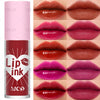 Waterproof Matte Lip tint Long-lasting Lip Glaze Sexy Plump Lip Glow Oil Velvet Lip Gloss Stain Makeup Full Color Lip Cosmetic