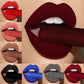 QIBEST Matte Liquid Lipstick Waterproof Lasting Velvet Lip Gloss Tint Tube Nude Pigment Red Black Purple Orange Lipsticks Makeup