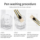 RSNAIL Nail Art Brush Multifunctional Stripe Liner Brushes Modeling Water Ripple DIY Design Hard Bristle Brush Nail Art Tools