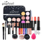 POPFEEL All-in-One Makeup Kit Gift Set with Eyeshadow Palette Foundation Lip Gloss Blush Brushes Eyeliner and More Beauty Gifts
