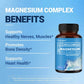 Triple Magnesium Complex | 300 mg Magnesium Glycinate, Malate & Citrate, Muscle, Nerve & Energy Support, 120 Capsules