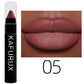 15 Colors Nude Velet Matte Lipstick Pencil Waterproof Long Lasting Red Brown Pink Lip Liner Pen Non-Stick Cup Makeup Lip Tint Pe