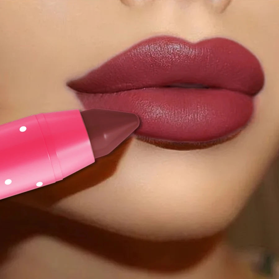 15 colors 1pc matte lipstick pen waterproof lip stain tint korean makeup lip cosmetic nude lipstick pen for women gift lip liner