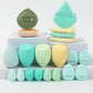 20 Pcs Pink Makeup Sponge and Makeup Puff Set Suitable for Face Cream and Powder Concealer Powder Makeup Machine