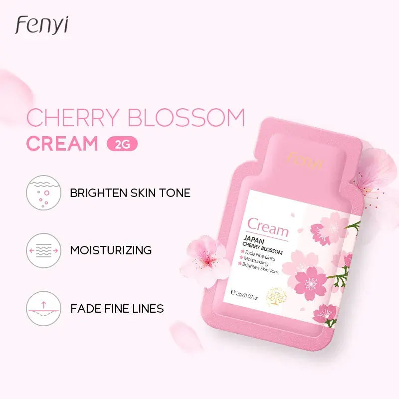 4pcs Skincare Sets Sakura Cleanser Face Cream Toner Eye Cream Deep Cleansing Moisturizer Oil Control Skin Care Kit Travel Outfit