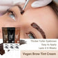 15-Minute Fast Henna Eyebrow & Eyelash Dye Tint Gel – Professional Easy-Use Brown & Black Cream Kit for Long-Lasting Color